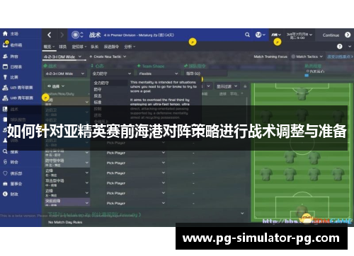 如何针对亚精英赛前海港对阵策略进行战术调整与准备