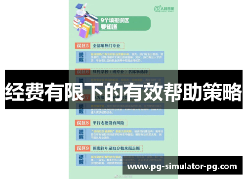 经费有限下的有效帮助策略